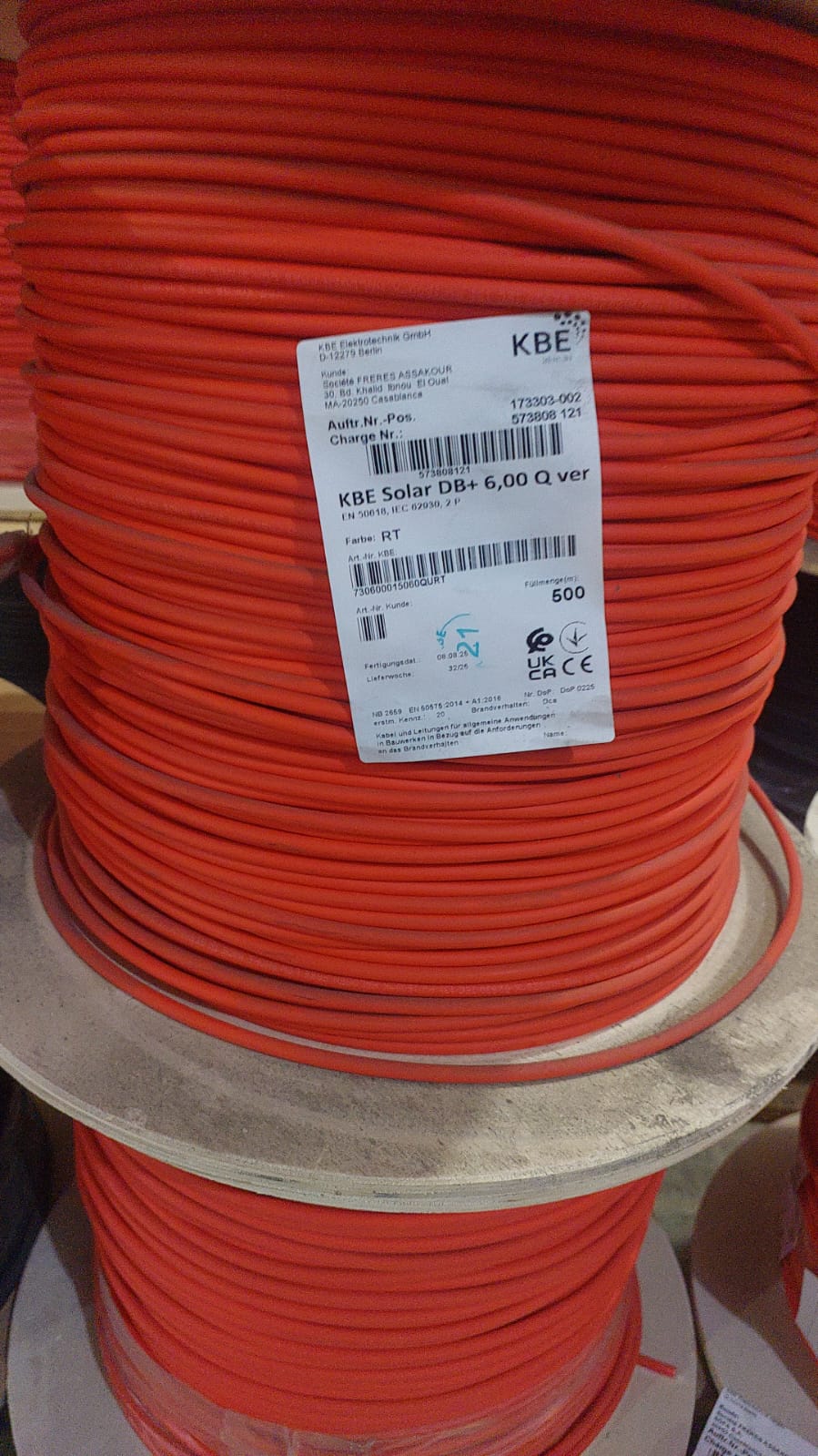 Cable solaire KBE